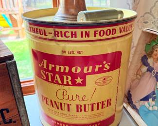 Peanut butter tin 