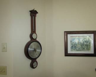 banjo shaped barometer