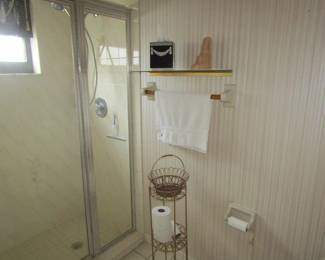 bathroom stand