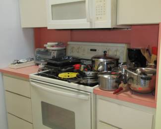 posts, pans and small appliances