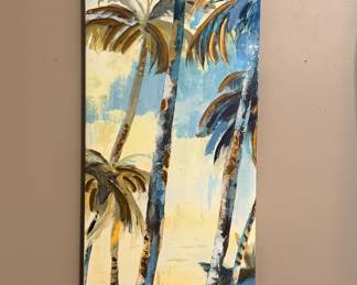 Unframed Palm Tree Wall Art Canvas