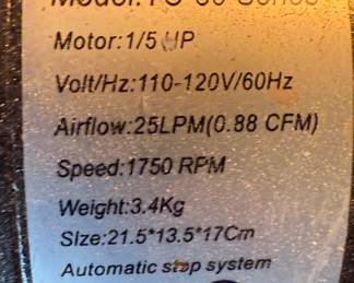 Air Compressor - Model: TC-80 Series