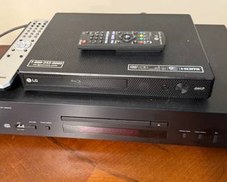 Yamaha CD Player - LG Blue-ray DVD Player