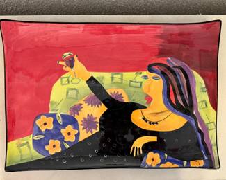 Serving Plate - Naylor Designs - Hand Painted