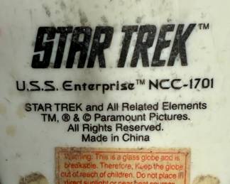 Star Trek: The Next Generation Klingon Bird of Prey Snow Globe - Willitts Designs