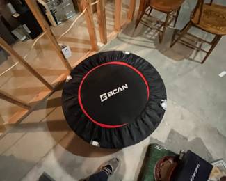 High-quality BCAN mini rebounder trampoline β great for low-impact cardio, lymphatic stimulation, or fun fitness for adults and kids. Sturdy frame with padded perimeter for safety and quiet bounce.