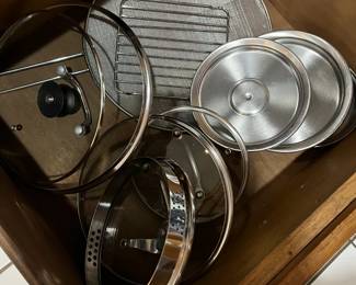 Stainless steel pots and pans