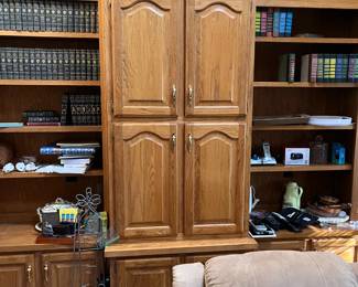 massive bookcase