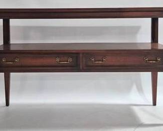 9252 - MCM Directoire Style Server in Mahogany 30 x 48 x 15