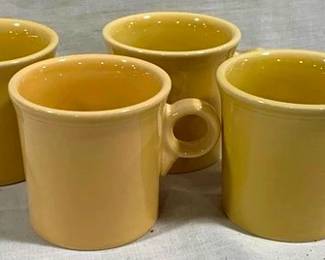 9351 - 4 Fiesta Mugs 3.5 x 3.5