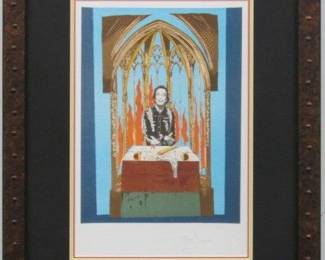 9051 - DALI’S INFERNO PRINT BY SALVADOR DALI 16.5 X 20.5