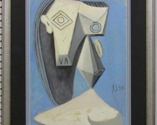 9076 - TETTE DE FEMME GICLEE BY PABLO PICASSO 22 X 28.5
