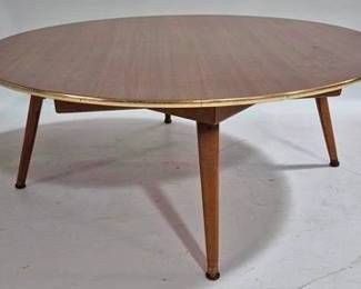 9268 - Stakmore Convertible Dining & Cocktail Table 42" round, 16" tall for cocktail table, 28.5" tall for dining table
