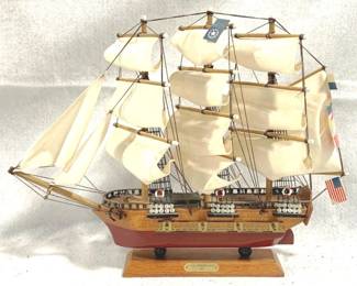 4000 - USS Constitution Model Ship - 18" x 14"