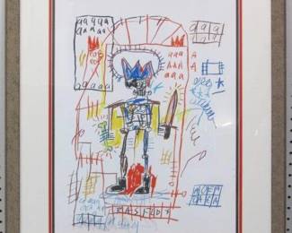 9043 - UNTITLED GICLEE BY J.M. BASQUIAT 22 X 27