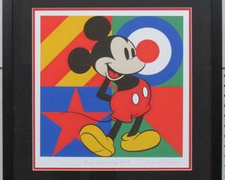 9064 - RED NOSE MICKEY GICLEE BY PETER BLAKE 21.5 X 22