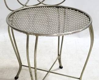 6025 - Vintage MCM Vanity Boudoir Chair 21 x 14