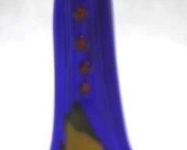 5097 - Art Glass Clown Figure - 7.5" Tall