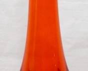 606 - Viking Petal Amberina Swung Glass Vase 16"