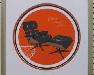 9066 - EAMES LOUNGE CHAIR HERMAN MILLER 16 X 16