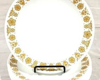 3505 - 9 Corelle Livingware Plates - 10.5" Round
