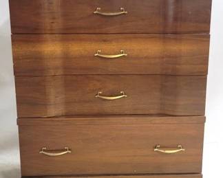 6000 - Johnson Carper MCM Four Drawer Highboy 43 x 36 x 18