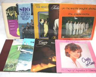 5105 - Lot of 10 Assorted LP Records