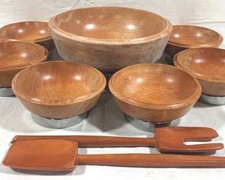 3506 - Salad Bowl Set with Utensils