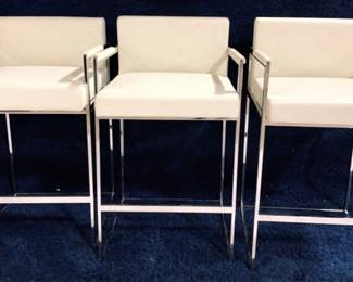 4353 - Contemporary Pair Armless Accent Chairs 32 x 26 x 30