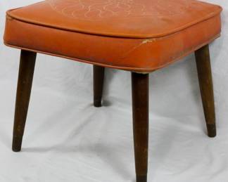694 - Mid Century Stool 13x15x15