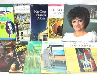 5102 - Lot of 10 Assorted LP Records