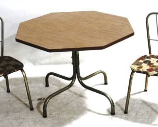 2125 - Earl Randolph Child's Table Set table 21 x 30 chairs 24 x 12 x 13 all original