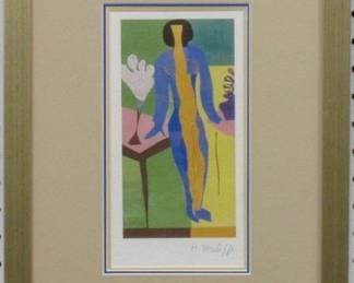 9011 - ZULMA PRINT BY HENRI MATISSE 12.5 X 16.5