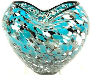 9548 - Art Glass Vase - 10" x 10"