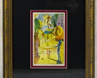 1521 - "The Autobiography of Benvenuto Cellini" Salvador Dali, printed 1946 1st Edition copy 16x13