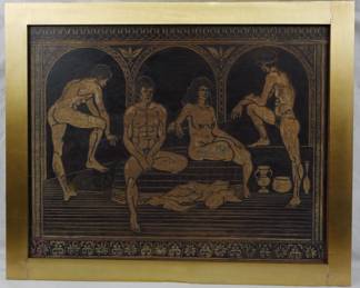 1456 - Double Sided Metal Frame (As Is) 22.5x18