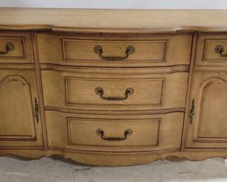 6055 - Vintage French Provincial Buffet 34 x 61 x 21
