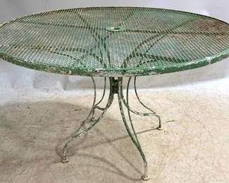 9200 - John Salterini Metal Outdoor Patio Table 30 x 48