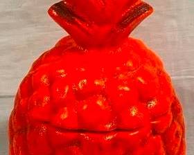9336 - Pineapple Cookie Jar 16" tall