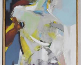 324 - Nude Abstract Wall Art 20x60