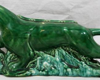 615 - Mid Century Panther TV Lamp / Planter 7x14x4 You are buying a used as-is electric/electronic item. We do not guarantee all components are present, and if it is not expressly stated, it is untested.