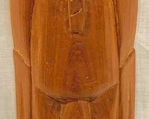 9540 - Wood Wall Hanging Mask - 10.5" x 5"