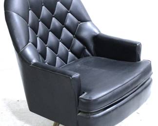 2138 - Berkline Mid-Century Swivel Chair 37 x 27 x 24