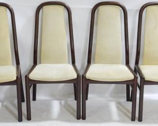 1511 - Vintage Set of 4 Mid-Century Danish Dining Chairs 41x17x17 Chairs match Lot 9288 (Table)