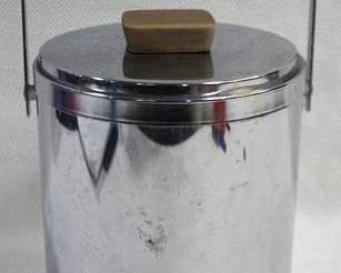 6554 - Kromex Ice Bucket Wood Handle 15 x 9