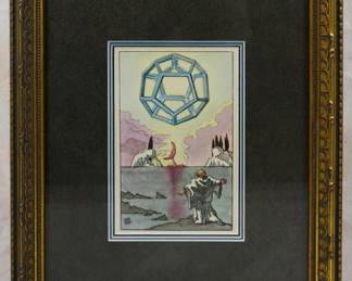1547 - "Michel De Montaigne" Salvador Dali 1947 16x13 copy