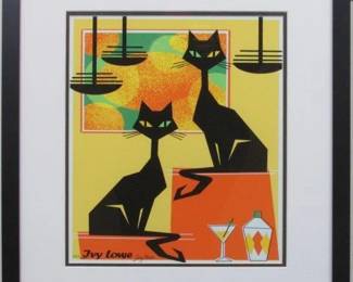 9035 - DOUBLE VISION HAND SIGNED GICLEE BY IVY LOWE 19.25 X 21.25