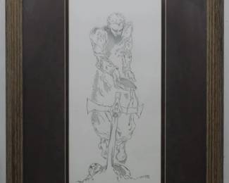 1294 - Signed Sketch 19x13