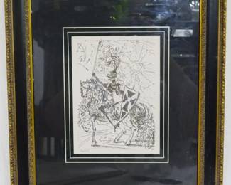 942 - El Cid by Salvador Dali #26/175 17.5" x15"