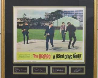 9062 - BEATLES A HARD DAY'S NIGHT 22 X 28.5